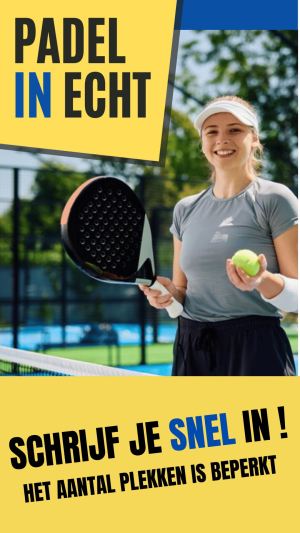 Padel poster socials